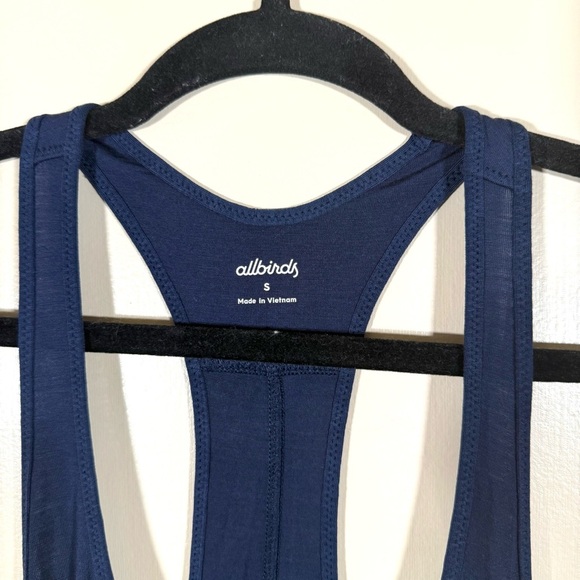 allbirds natural flow athletic tank top blue size small - Picture 5 of 10